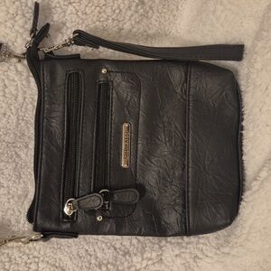 Stone & Co Black Leather crossbody